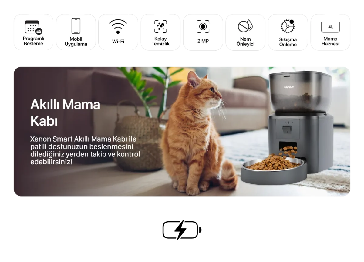 Akıllı Kedi Mama Kapları